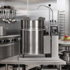 Thumbnail image #2 for Cleveland Range Quick Ship KET12TPQS 12-Gallon Self-Contained Electric Tilting Countertop Kettle, 2/3 Steam Jacket, 316 Stainless Steel Liner