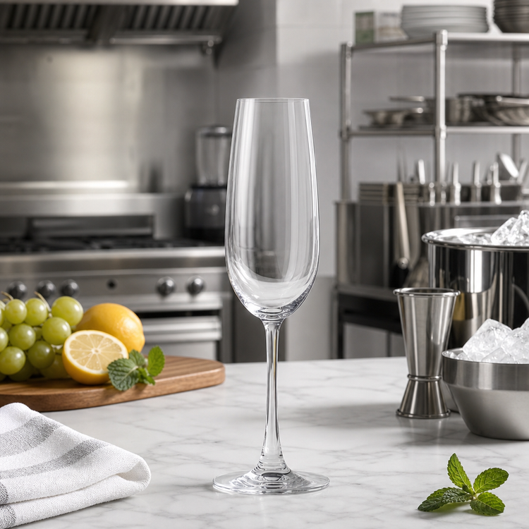Product image #2 for Ocean Madison 7 oz Clear Glass Stemmed Champagne Flute