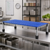 Thumbnail image #2 for QuadPlus Solid Blue Polymer Shelf Mat with Wire Quad-Adjust Frame, 42 x 21 Inches