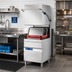 Thumbnail image #2 for Blakeslee 28-3/8-Inch Hood-Type High-Temp Door Dishwasher with Digital Controls and 9 kW Booster Heater