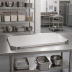 Thumbnail image #2 for Metro Super Erecta 2460NFS 60 x 24 in Solid Type 304 Stainless Steel Autoclavable/Cart-Washable Shelf