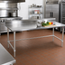 Thumbnail image #2 for John Boos Stallion Stainless Steel Work Table, 144 Inch W x 30 Inch D, 5 Inch Backsplash, Open Base