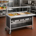 Thumbnail image #2 for Atlas Metal CAIH-5 5-Well Electric Mobile Hot Food Serving Counter