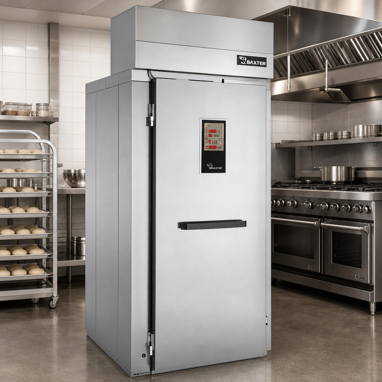 Product image #2 for Baxter PW1S-80.5"D-FL Single Wide Roll-In Proofer Cabinet with Floor, Stainless Steel, Digital Controls