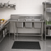 Thumbnail image #2 for Advance Tabco Regaline 3-Compartment Sink with Left-Hand Drainboard, 16 x 20 Bowls, 14 Gauge 304 Stainless Steel