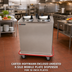 Thumbnail image #2 for Carter-Hoffmann Enclosed Unheated 4-Silo Mobile Plate Dispenser for 10-Inch Plates