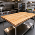 Thumbnail image #2 for John Boos 72-Inch x 36-Inch Edge Grain Northern Hard Rock Maple Work Table Top