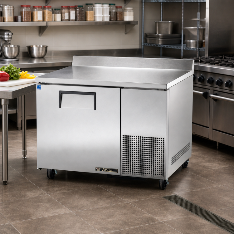 Product image #2 for True 44.5-Inch One-Section Deep Work Top Refrigerator with Stainless Steel Top and 1 Door