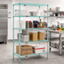Thumbnail image #2 for EagleGard 4-Tier Starter Wire Shelving Unit, 42 W x 18 D x 74 H, Hybrid Epoxy Finish