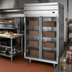 Thumbnail image #2 for Beverage-Air P Series Two-Section Hinged Glass Door Pizza Holding Cabinet, 46.5 Cu. Ft.