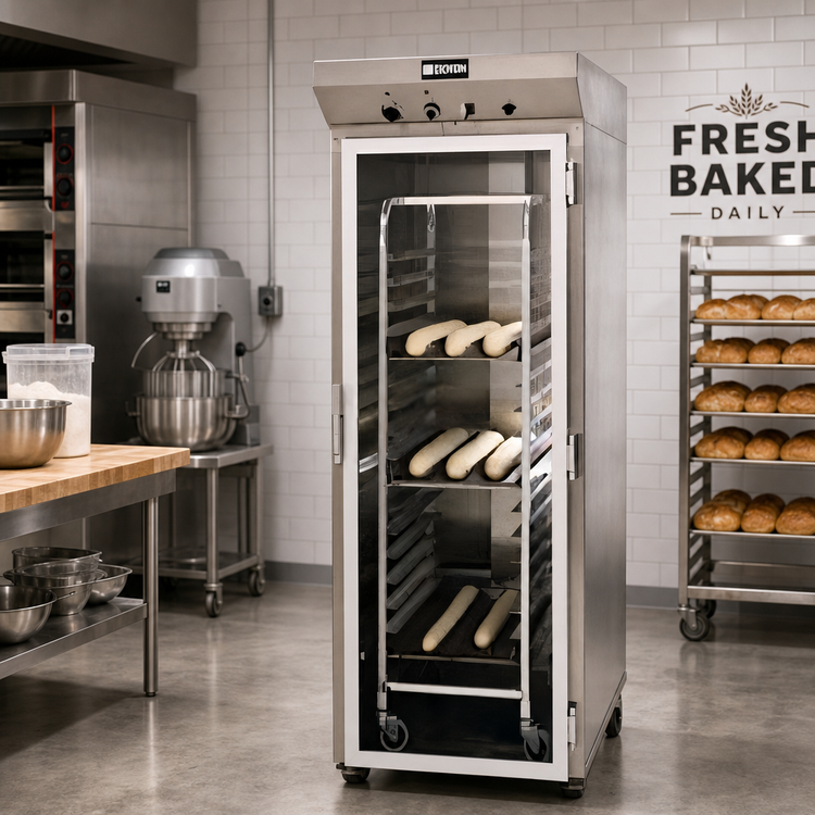 Product image #2 for Roll-In One-Section Proofer Cabinet with Full View Glass Door, 1 TLO Double Rack Capacity