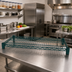 Thumbnail image #3 for Advance Tabco Special Value Series Heavy-Duty 72 x 14 Inch Green Epoxy Coated Wire Shelf