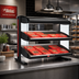 Thumbnail image #2 for Hatco Spot On Slant Dual-Shelf Heated Zone Merchandiser Warmer, 40-Inch Countertop Hot Food Display