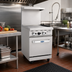 Thumbnail image #2 for CookRite 24-Inch Natural Gas Range with Griddle Top and Space Saver Oven