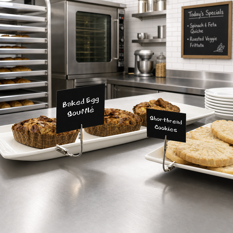 Product image #2 for American Metalcraft 5-1/4 Inch Flexible Double-Sided Alligator Tabletop Sign Clip