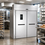 Thumbnail image #2 for Baxter Manufacturing RPW2E-120.5"D Double-Wide Roll-In Retarder/Proofer Cabinet, 2-Section, Electric Heat, Stainless Steel, Remote Refrigeration Ready