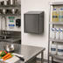 Thumbnail image #2 for Wall-Mount Chemical Storage Cabinet, 24 x 15 x 28 Inches, Sloped Top, Left-Hinged Door