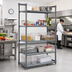 Thumbnail image #2 for Cambro Camshelving Basics Plus 21 x 42 x 84-Inch 5-Tier Vented Starter Shelving Unit