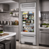 Thumbnail image #2 for True Residential 36-Inch One-Section Upright Refrigerated & Freezer Column with Built-In Ice Maker