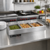 Thumbnail image #2 for Vollrath 3-Pan Short-Side Drop-In Hot Well with Manifold Drain and Thermostatic Controls