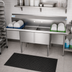 Thumbnail image #2 for KoolMore 60 Inch x 21 Inch Commercial 2-Compartment Stainless Steel Sink with Left and Right Drainboards