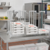Thumbnail image #2 for Eagle Group 26-Inch High x 28-Inch Wide Pizza Box Divider for 14-Inch Shelving, Zinc Finish