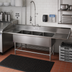Thumbnail image #2 for John Boos Pro-Bowl 3-Compartment Stainless Steel Sink with Left and Right Drainboards, 111-1/4 Inches Wide