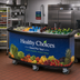 Thumbnail image #2 for Cambro 75-Inch Open-Well Vending Cart Base Unit Only with Healthy Choices Wrap