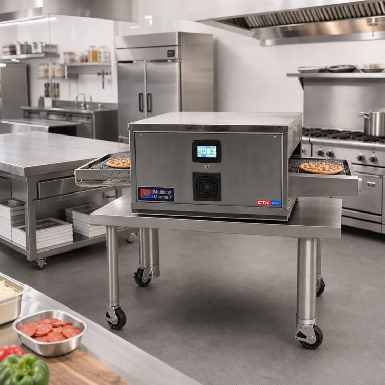 Product image #2 for Middleby Marshall CTX® DZ33T-2 Double Deck Countertop Electric Infrared Conveyor Oven