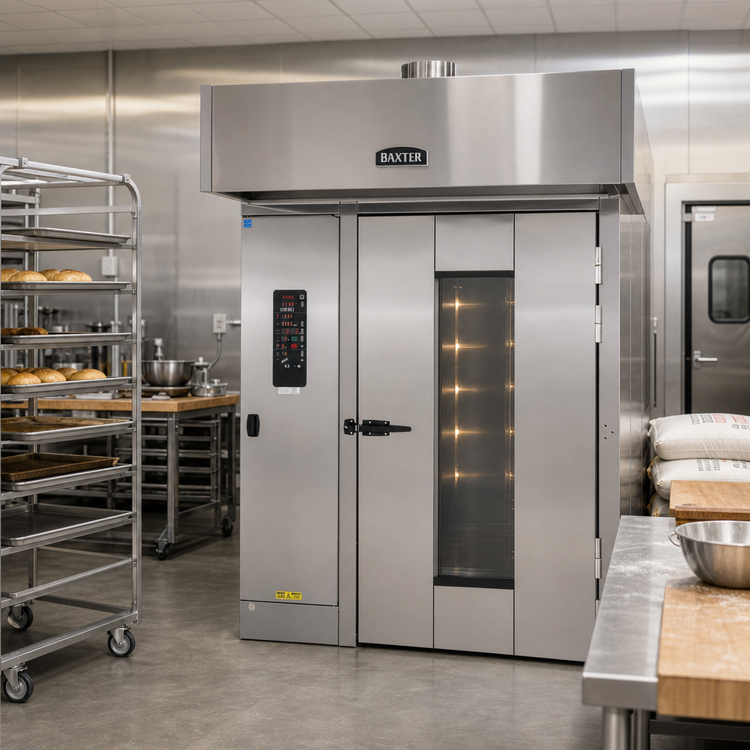 Product image #2 for Baxter CS500G2 Gas Rotating Rack Oven, 2-Rack Capacity, Programmable Digital Controls