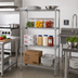 Thumbnail image #2 for Quantum 42 Inch Wide x 14 Inch Deep x 63 Inch High 4-Shelf Chrome Wire Shelving Starter Kit