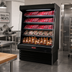 Thumbnail image #2 for Howard-McCray 35E Series Packaged Meats Open Merchandiser, 63-Inch Wide Vertical Case, Remote Refrigeration, LED Shelves, Black