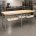 Thumbnail image #2 for John Boos Stainless Steel Baker's Table Frame with Bin Stops and Guides for 60 x 36 Inch Top