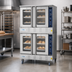 Thumbnail image #3 for KoolMore 38-Inch Full-Size Double-Deck Natural Gas Commercial Convection Oven with Dual Glass Doors
