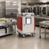 Thumbnail image #2 for Metro C5 Transport Armour Half-Height Mobile Heated Holding Cabinet, 18 Pan Capacity