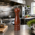 Thumbnail image #2 for 8-Inch Mahogany Wood Pepper Mill with Tempered Steel Grinding Mechanism