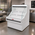 Thumbnail image #2 for Howard-McCray 35E Series Curved Glass Remote Open Merchandiser, 75-Inch W x 44-Inch H, LED Top, White