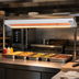 Thumbnail image #2 for Nemco 6155-36-DL 36 Inch Dual Remote-Controlled Infrared Strip Heater with Lights, 120V