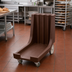 Thumbnail image #3 for Cambro Camdolly Tray and Sheet Pan Dolly with Handle, Dark Brown, 300 lb. Capacity