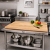 Thumbnail image #2 for John Boos Boos Block Blended Rail Edge Grain Maple Kitchen Countertop, 36 x 30 x 1-1/2 Inch, No Backsplash, Oil Finish