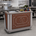 Thumbnail image #3 for Cambro CamBar Carmel Designer Decor Economy Portable Bar with 80 lb Ice Sink