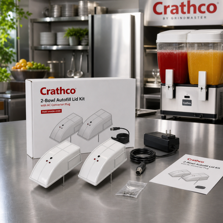 Product image #2 for Crathco 2-Bowl Autofill Lid Kit with AC Converter Plug