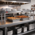 Thumbnail image #2 for Hatco Glo-Ray 66-Inch Freestanding Heated Shelf, 6-Inch Deep, Stainless Steel Top
