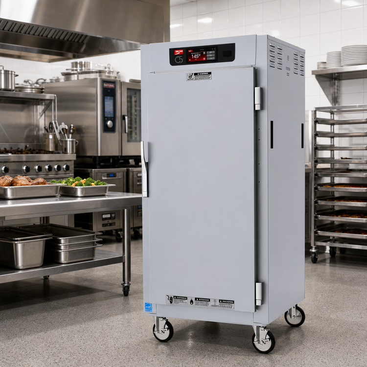 Product image #2 for Metro C5 8 Series 3/4 Height Controlled Temperature Heated Holding Cabinet with Solid Doors and Lip Load Slides