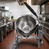 Thumbnail image #2 for Groen DH-80A 80-Gallon Gas Floor Model Tilting Steam Jacketed Kettle with Crank Tilt and Advanced Controls
