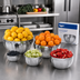 Thumbnail image #2 for Vollrath Round Double Wall Insulated Heavy-Gauge Stainless Steel Serving Bowl, 1.7 Quart