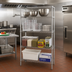 Thumbnail image #2 for Quantum 30 x 14 x 63-Inch 4-Shelf 304 Stainless Steel Wire Shelving Starter Kit