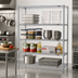Thumbnail image #2 for EAGLEbrite 4-Tier Starter Stationary Wire Shelving Unit, 72