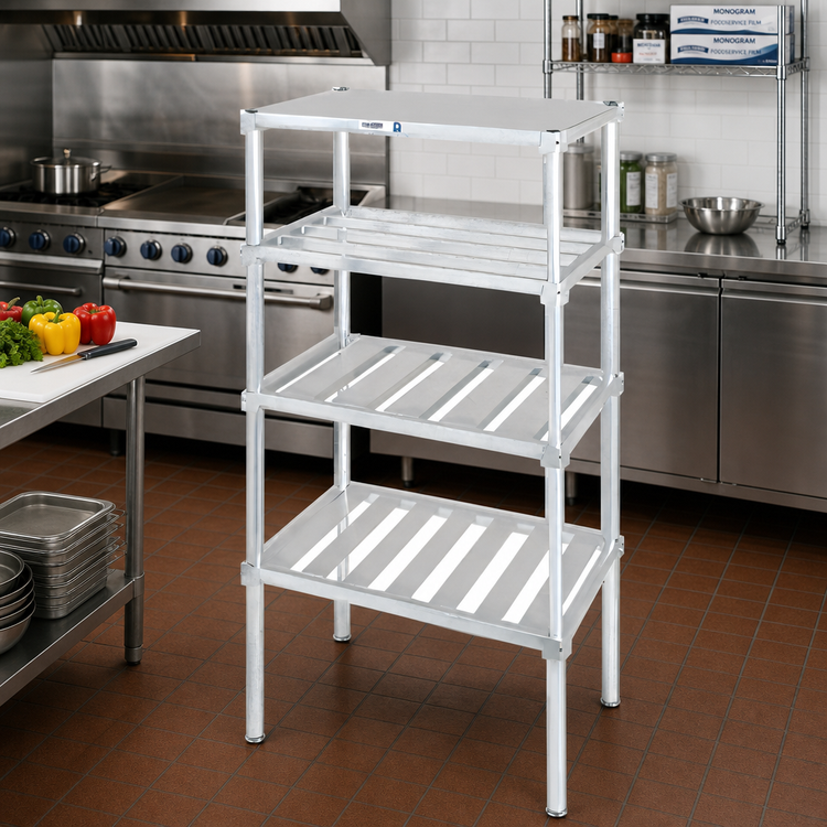 Product image #2 for Channel Manufacturing SA2042 Solid Adjustable Aluminum Shelf, 42 x 20 x 2 Inches