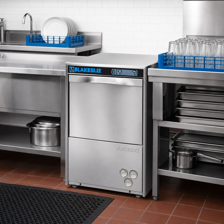 Product image #2 for Blakeslee UC-18-3 23-1/2 Inch Wide Undercounter Door-Type High-Temp Dishwasher with Booster Heater